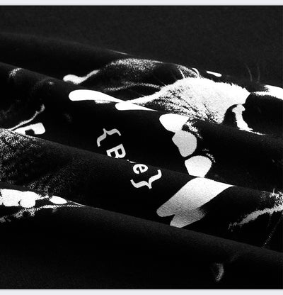 Camiseta Estampada Cabeza de Perro Americano para Hombre - Image 11