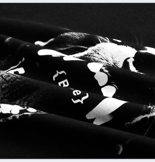 Camiseta Estampada Cabeza de Perro Americano para Hombre - Image 11
