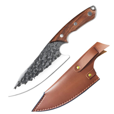 Cuchillo de Cocina Forjado a Mano de Acero Inoxidable 7 Pulgadas - Image 4