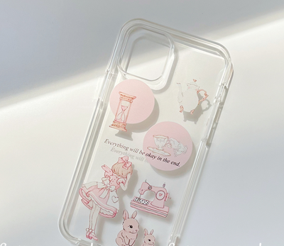 Funda de Teléfono Transparente para la Chica Literaria - Image 5