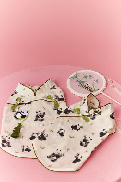 Chaleco sin Mangas Estilo Chino para Mascotas - Diseño Panda Teddy Schnauzer Bichón - Image 53