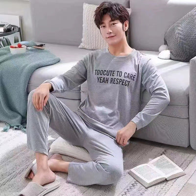 Pijama Largo para Hombre - Ropa de Casa Primavera y Otoño - Image 9