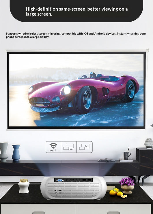 Proyector Portátil T9 T5S Full HD - Cine en Casa - Image 9