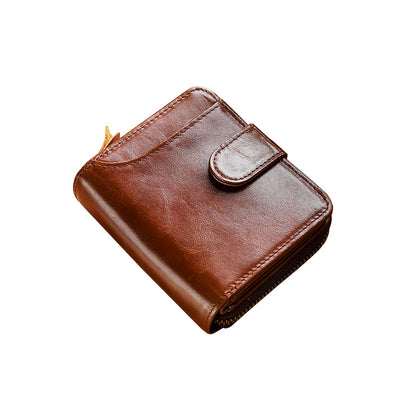 Billetera Compacta de Cuero para Hombre con Múltiples Compartimientos - Image 2