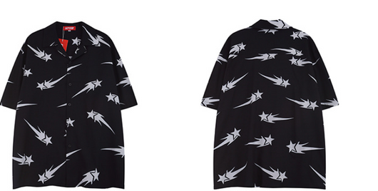 Camisa Retro Estilo Costa Oeste Manga Corta - Image 7