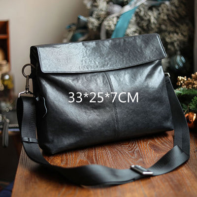 Bolsa de Cuero para Documentos A4 - Maletín Profesional con Bandolera - Image 9