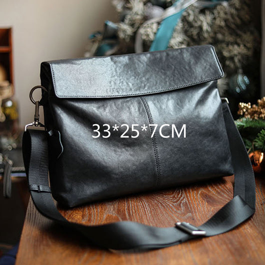 Bolsa de Cuero para Documentos A4 - Maletín Profesional con Bandolera - Image 9