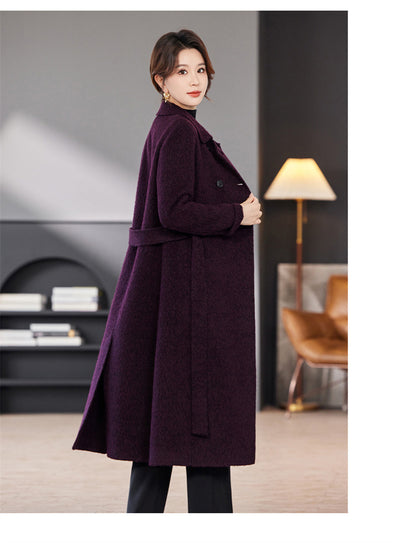 Abrigo Largo de Cashmira Doble Botonadura - Elegancia Premium - Image 10