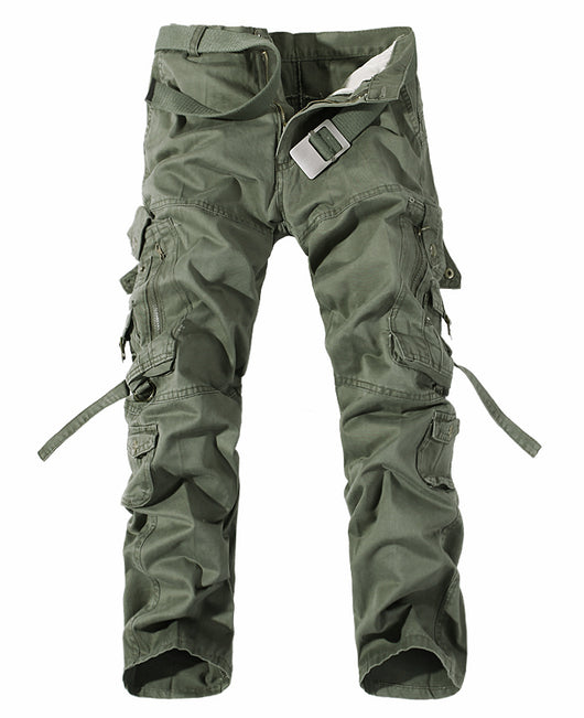 Pantalones Cargo Multibolsillos para Hombre - Estilo Lavado Moderno - Image 8