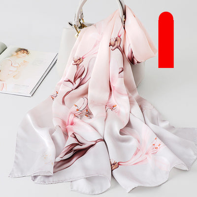 Pañuelo de Seda Estampado para Mujer - Image 5