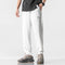 Pantalones Deportivos Grises de Punto Holgados para Hombre