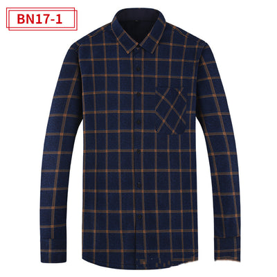 Camisa Abrigo Cuadros Cálida para Hombre - Estilo Casual Moderno - Image 2