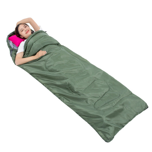 Bolsa de Dormir Camping Portátil Impermeable con Capucha para Senderismo y Viajes - Image 13