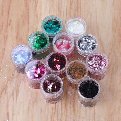 Purpurina Hexagonal 12 Colores Premium - Brillo Profesional - Image 14