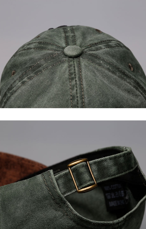 Gorra de Béisbol Denim Alphabet para Exteriores - Image 19