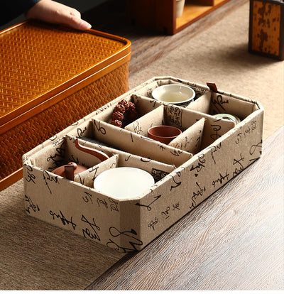 Contenedor Hermético de Bambú Rectangular Doble Capa con Tapa - Caja Portátil para Alimentos y Té - Image 29