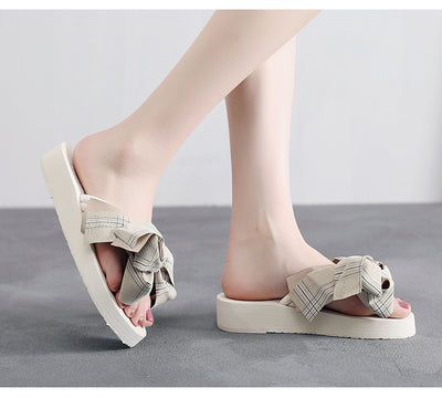 Chanclas Mujer Plataforma Gruesa con Moño - Cómodas y Versátiles - Image 13