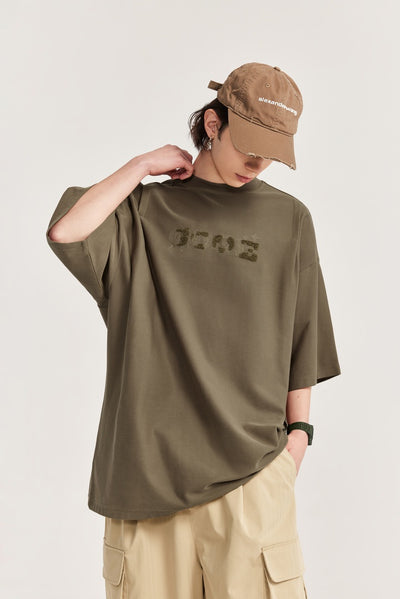 Playera Casual de Twill Vintage con Bordado - Image 10
