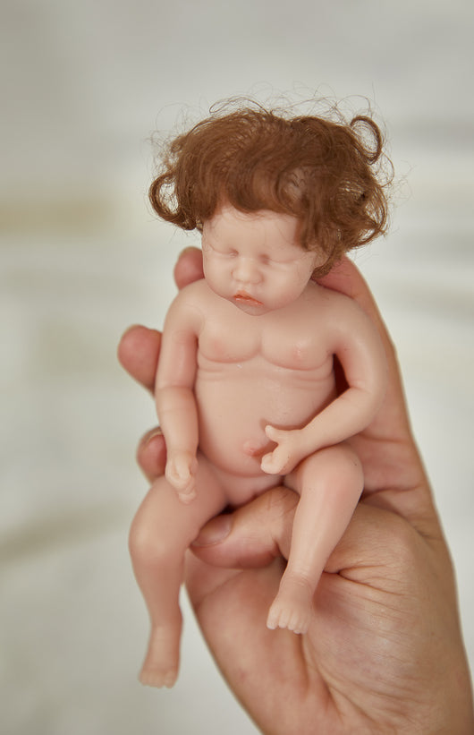 Muñeca Reborn Bebé de 6 Pulgadas con Cuerpo de Silicona Completa - Image 7