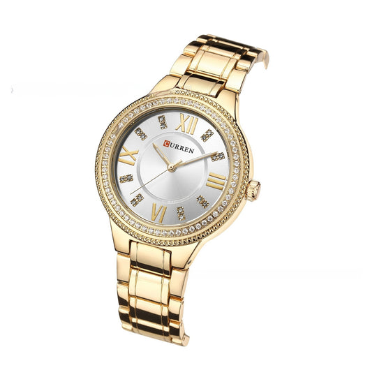 Reloj de Acero Inoxidable para Mujer con Diamantes y Resistencia al Agua - Image 5