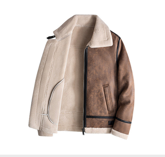 Abrigo de Lana de Cordero para Invierno Hombre - Image 21