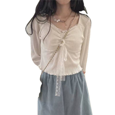 Suéter Elegante con Top Base Integrado para Mujer - Image 5