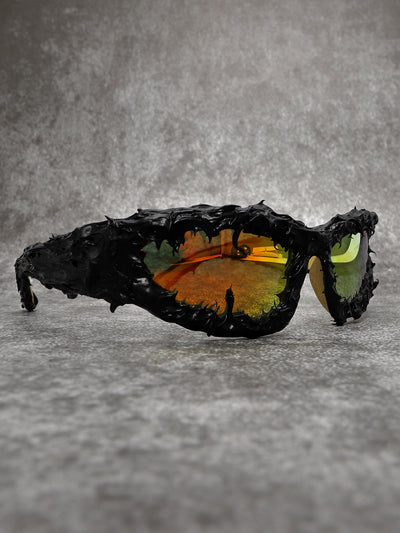 Gafas de Sol Cat Eye Punk con Estilo Unisex - Protección UV y Personalidad - Image 23