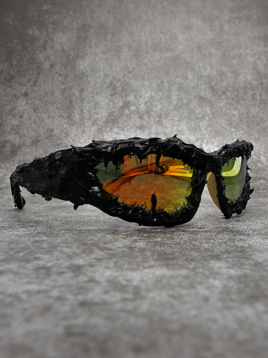 Gafas de Sol Cat Eye Punk con Estilo Unisex - Protección UV y Personalidad - Image 23