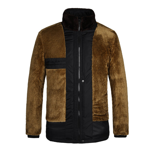 Abrigo Elegante de Algodón Afelpado para Hombre - Image 11
