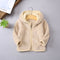 Chaqueta Acolchada de Polar Coral con Capucha para Niños
