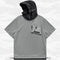 Sudadera Hombre Patchwork Dos Texturas