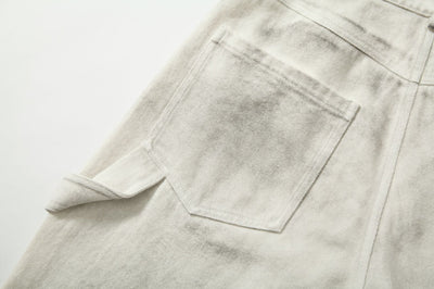 Overol Suelto Estilo Vintage con Detalles Desgastados - Image 10