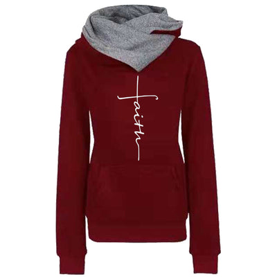 Sudadera con capucha y patrón de solapas bordadas - Image 8