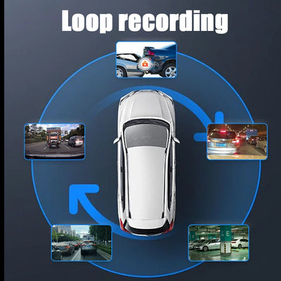 Grabadora Dashcam Triple 1080p HD con 3 Lentes - Image 3