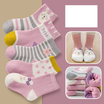 Calcetines Gruesos de Toalla para Bebé con Diseño Infantil - Image 35