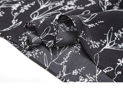 Blusa de Seda Estampada Manga Larga para Mujer - Image 14