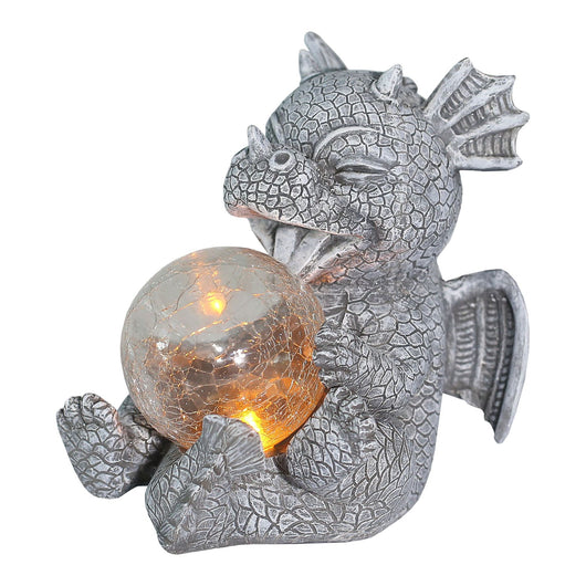Lámpara Solar Dragón Alado con Luz LED para Jardín y Patio - Image 12