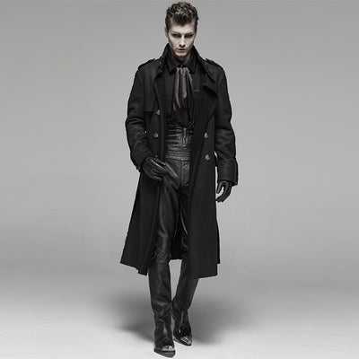 Rompavientos Punk Gothic Rock con Pelaje para Hombre - Image 4