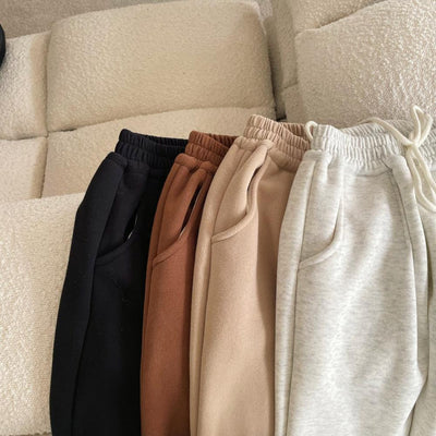 Pantalones Casuales Acolchados de Terciopelo Coreanos para Niños - Image 10
