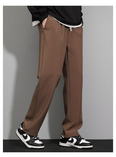 Pantalones Anchos Negro para Hombre - Primavera Otoño - Image 12