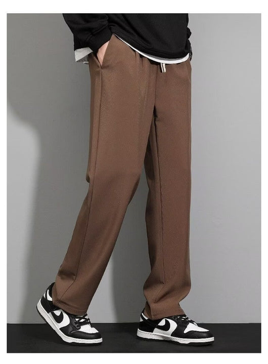 Pantalones Anchos Negro para Hombre - Primavera Otoño - Image 12