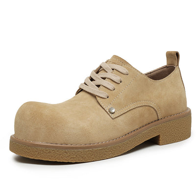 Botas Plataforma Estilo Británico con Altura Aumentada - Zapatos Derby Elegantes - Image 5