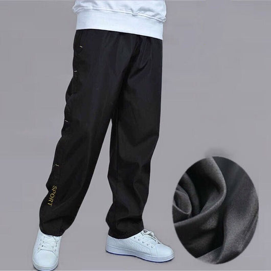 Pantalones de Chándal Casuales Hombre con Cachemira Transpirable Talla Grande - Image 2