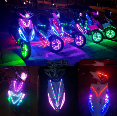 Kit de Iluminación LED Ultrabrilante para Motos y Scooters