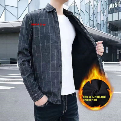 Camisa de Cuadros Térmica para Hombre con Forro de Polar - Image 30
