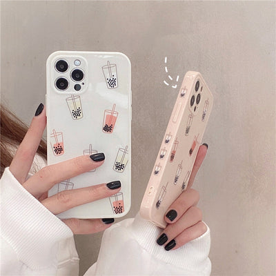 Funda para Celular con Diseño de Té con Leche Creativo y Moderno - Image 3
