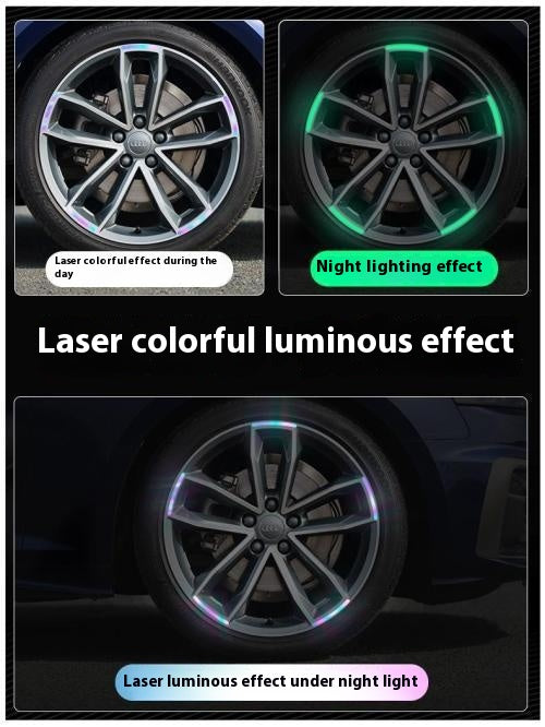 Pegatinas Luminosas de Advertencia Arcoíris para Auto - Image 20