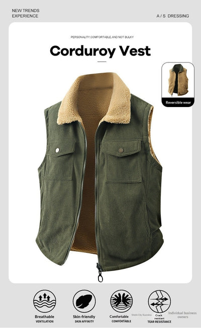 Chaleco Térmico Reversible Acolchado de Algodón Jacquard Hombre - Image 19
