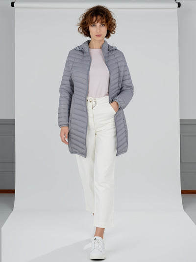 Chaqueta Acolchada de Algodón para Invierno - Colores Sólidos - Image 25