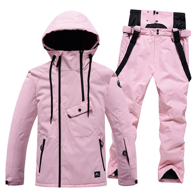 Traje de Esquí Unisex de Color Sólido - Image 6